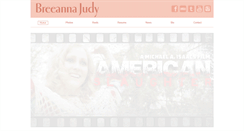 Desktop Screenshot of breeannajudy.com
